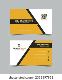 Modern Creative business card design template.