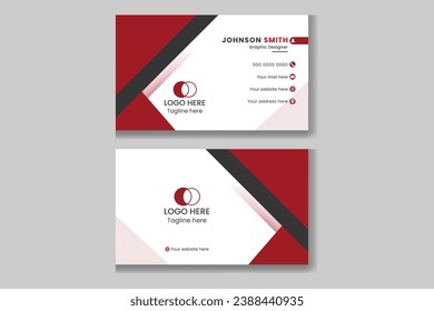 Modern and creative business card design template.