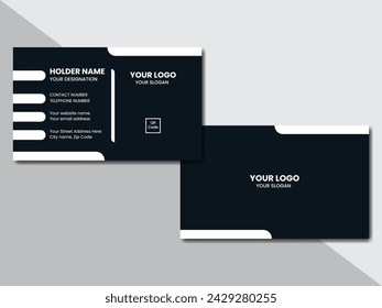 Modern creative business card design