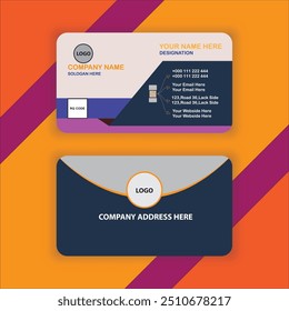 Modern creative business card design
