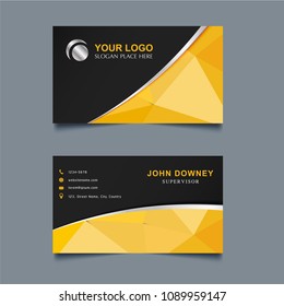 Modern creative business card elegant design template layout For presentation branding, corporate identity, advertising, personal identity, stationery. Vector illustration print design template

