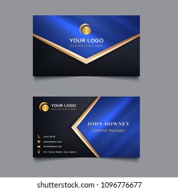 Modern creative business card elegant design template layout For presentation branding, corporate identity, advertising, personal identity, stationery. Vector illustration print design template
