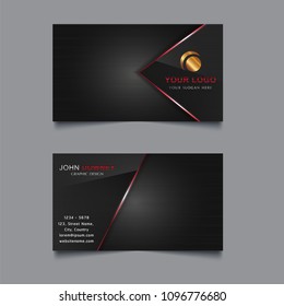 Modern creative business card elegant design template layout For presentation branding, corporate identity, advertising, personal identity, stationery. Vector illustration print design template

