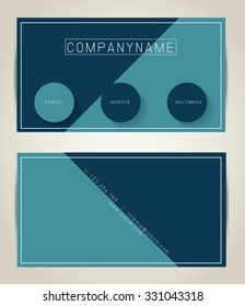 Modern creative business card minimal design template layout For presentation branding, corporate identity, advertising, personal identity, stationery. Vector illustration print design template

