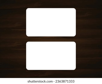 Modern creative business card mockup design