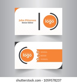 modern creative business card and name card,horizontal simple clean template vector design, layout in rectangle size.