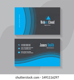 modern creative business card and name card,horizontal simple clean template vector design, layout in rectangle size