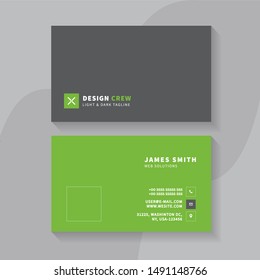 modern creative business card and name card,horizontal simple clean template vector design, layout in rectangle size