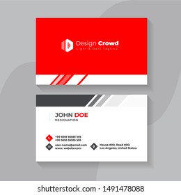 modern creative business card and name card,horizontal simple clean template vector design, layout in rectangle size