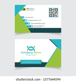 Modern creative business card and name card,horizontal simple clean template vector design, layout in rectangle size.