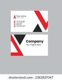 modern creative business card and name card,horizontal simple clean template vector design, layout in rectangle size.