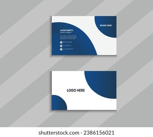  modern creative business card and name card ,horizontal simple clean template vector design,