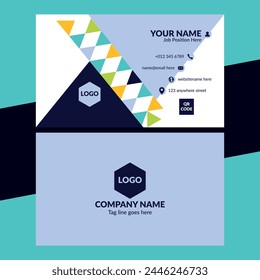 Modern creative business card and name card, simple clean template vector design.