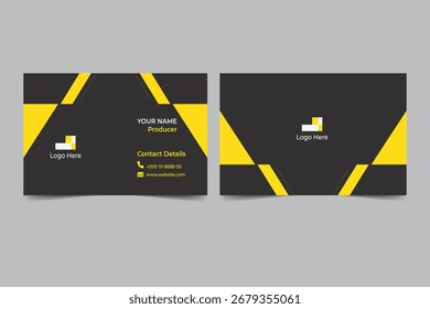  moderno criativo cartão de visita e nome cartão horizontal modelo simples vetor design