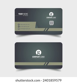 Modern creative business card with professional design