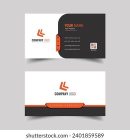 Modern creative business card with professional design