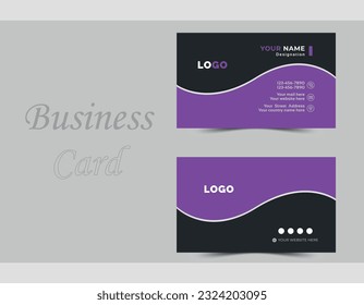Modern Creative Business Card template | Simple Clean Business Card template vector design |