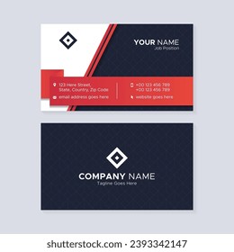 Modern Creative Business Card Template, Developer Designer Visiting Card Design