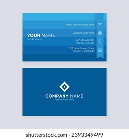 Modern Creative Business Card Template, Developer Designer Visiting Card Design