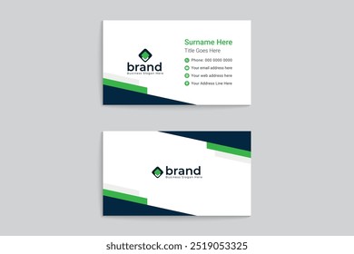 Modern creative business card template 