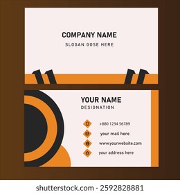 Modern creative business card template
