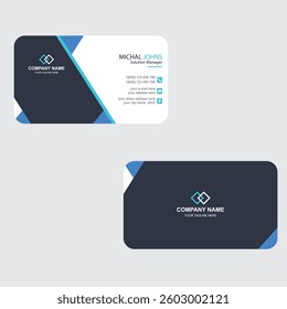 Modern creative business card template