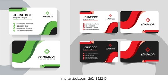  Modern Creative Business Card Template for Professionals