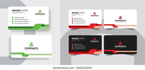  Modern Creative Business Card Template for Professionals
