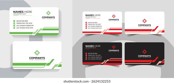  Modern Creative Business Card Template for Professionals
