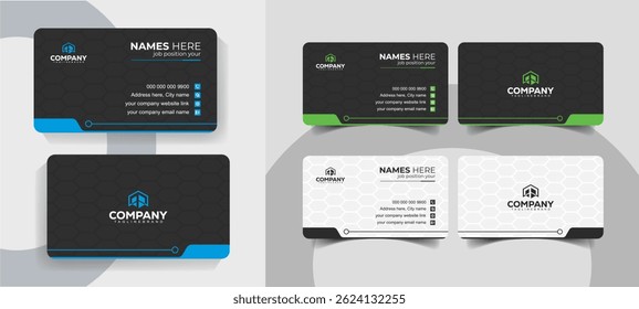 Modern Creative Business Card Template for Professionals