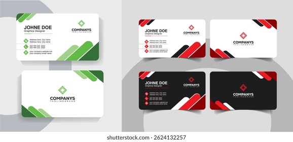  Modern Creative Business Card Template for Professionals
