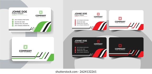  Modern Creative Business Card Template for Professionals