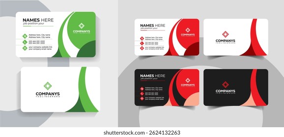  Modern Creative Business Card Template for Professionals