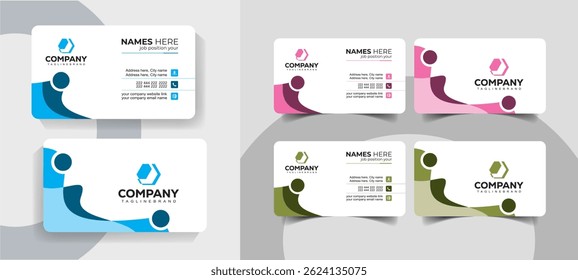 Modern Creative Business Card Template for Professionals