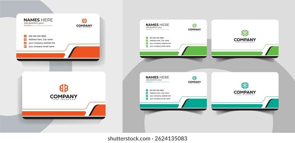 Modern Creative Business Card Template for Professionals