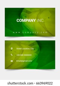 Modern Creative, Business Card Template design Illustration.