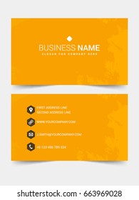 Modern Creative, Business Card Template design Illustration.