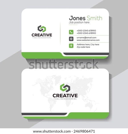 Modern creative business card template