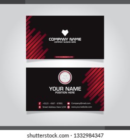Modern and Creative Business card vector illustration 