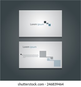 Modern creative business cards, Vector eps10.