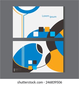 Modern creative business cards, Vector eps10.