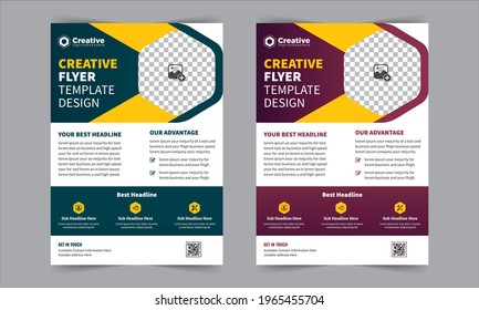 Modern And Creative Business Corporate Flyer Design