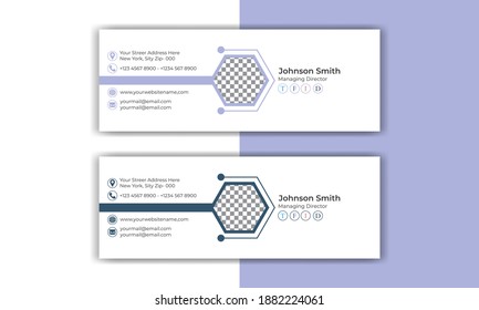 modern creative business email signature
