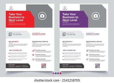 Modernes Design für kreative Business Flyer.