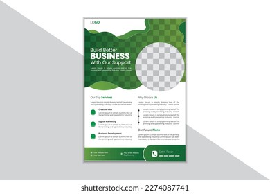 Plantilla moderna de volante de negocios creativos 