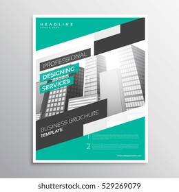 modern creative business leaflet template in a4 size