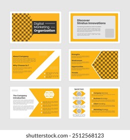 Modern creative business presentation slides template design. modern presentation slides layout concept, Infographic elements template set, web and print slider, landing page, annual company report