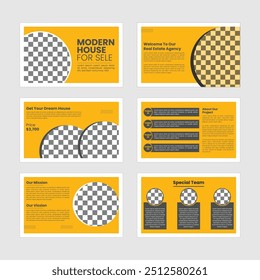 Modern creative business presentation slides template design. modern presentation slides layout concept, Infographic elements template set, web and print slider, landing page, annual company report