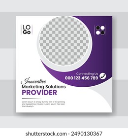 Modern creative business social media post design template