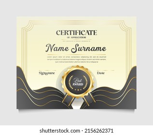 Modern and creative  certificate for  your business